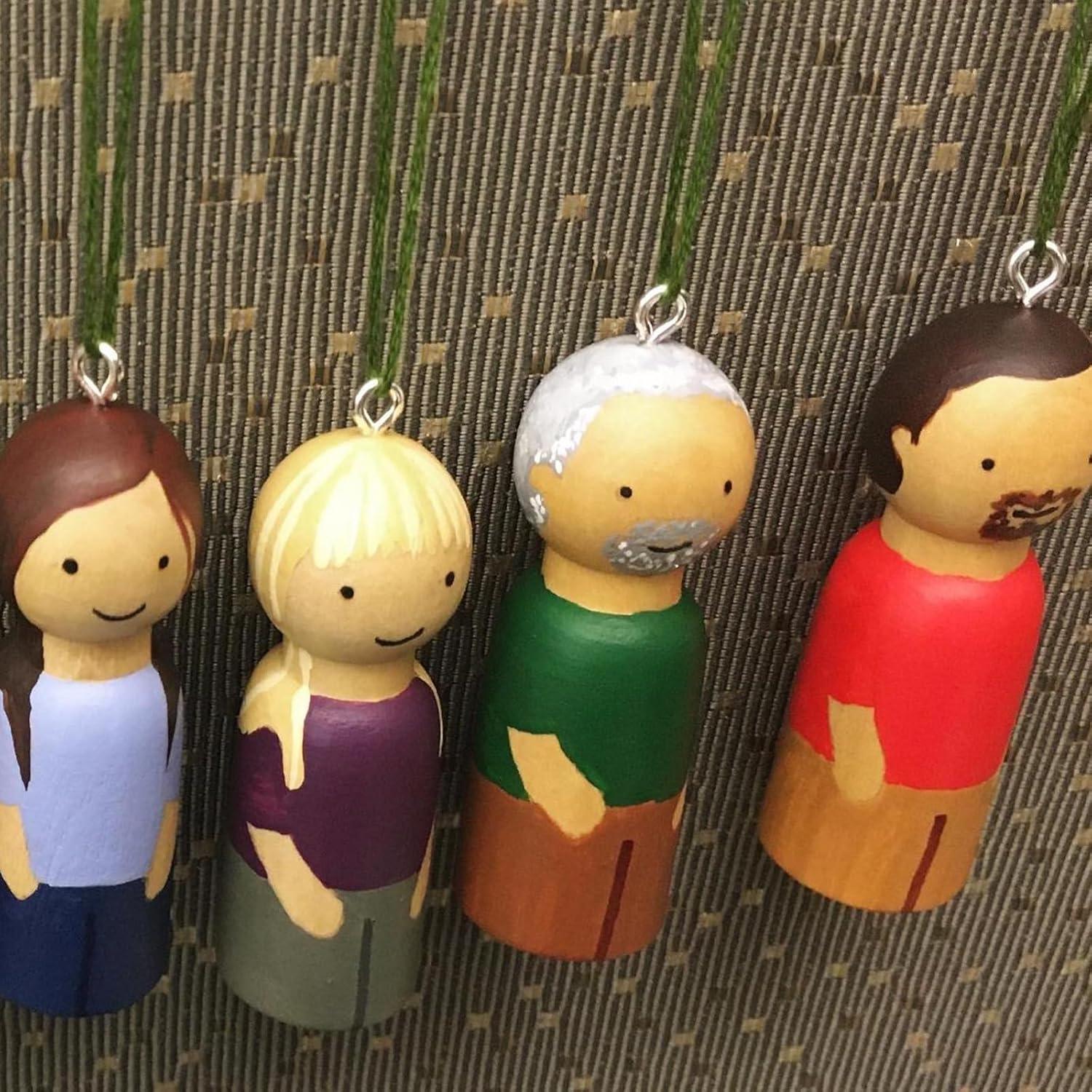 HAKZEON 40 Muñecos de Madera sin Terminar 8.89 cm para Pintar