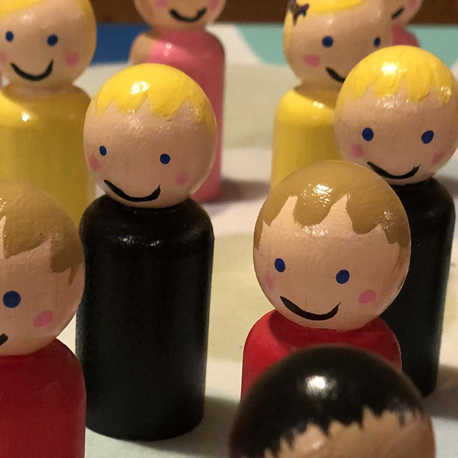 HAKZEON 40 Muñecos de Madera sin Terminar 8.89 cm para Pintar