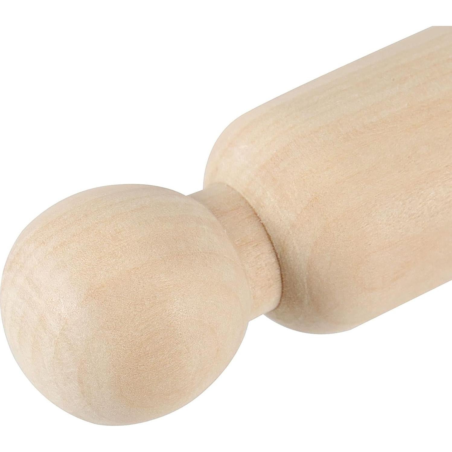 HAKZEON 40 Muñecos de Madera sin Terminar 8.89 cm para Pintar