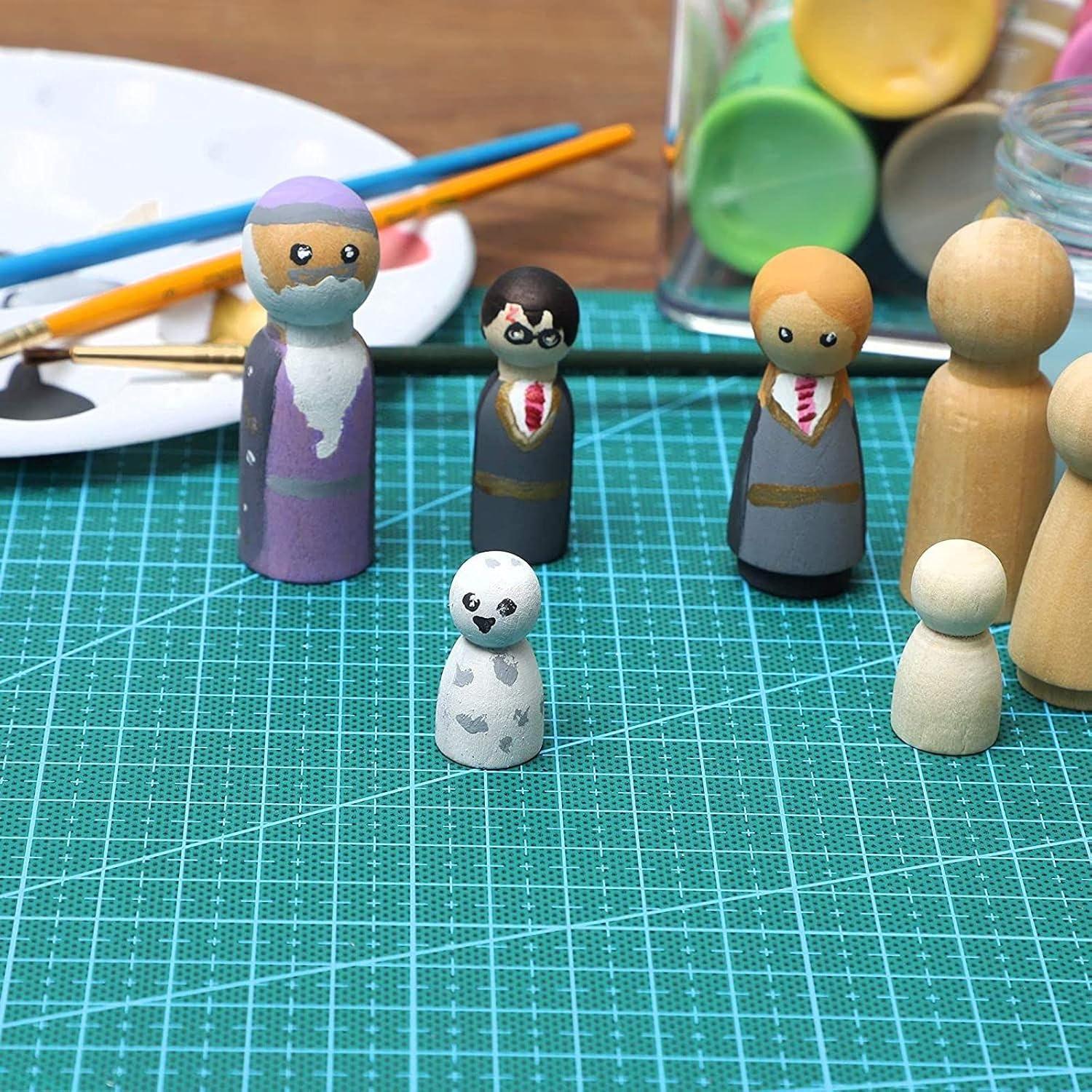 Muñecos de Madera Bright Creations 2.79 cm - 50 Piezas