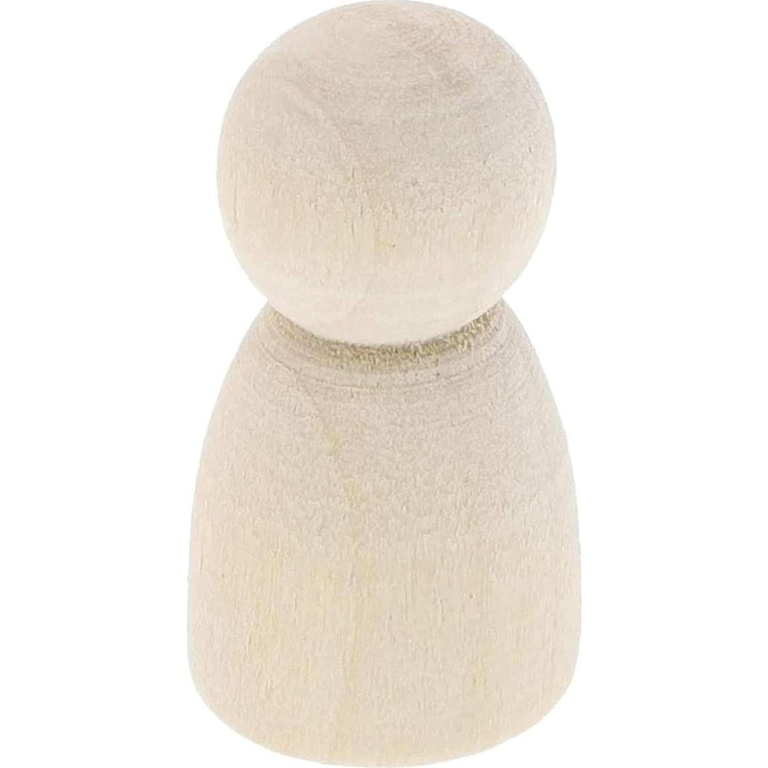 Muñecos de Madera Bright Creations 2.79 cm - 50 Piezas