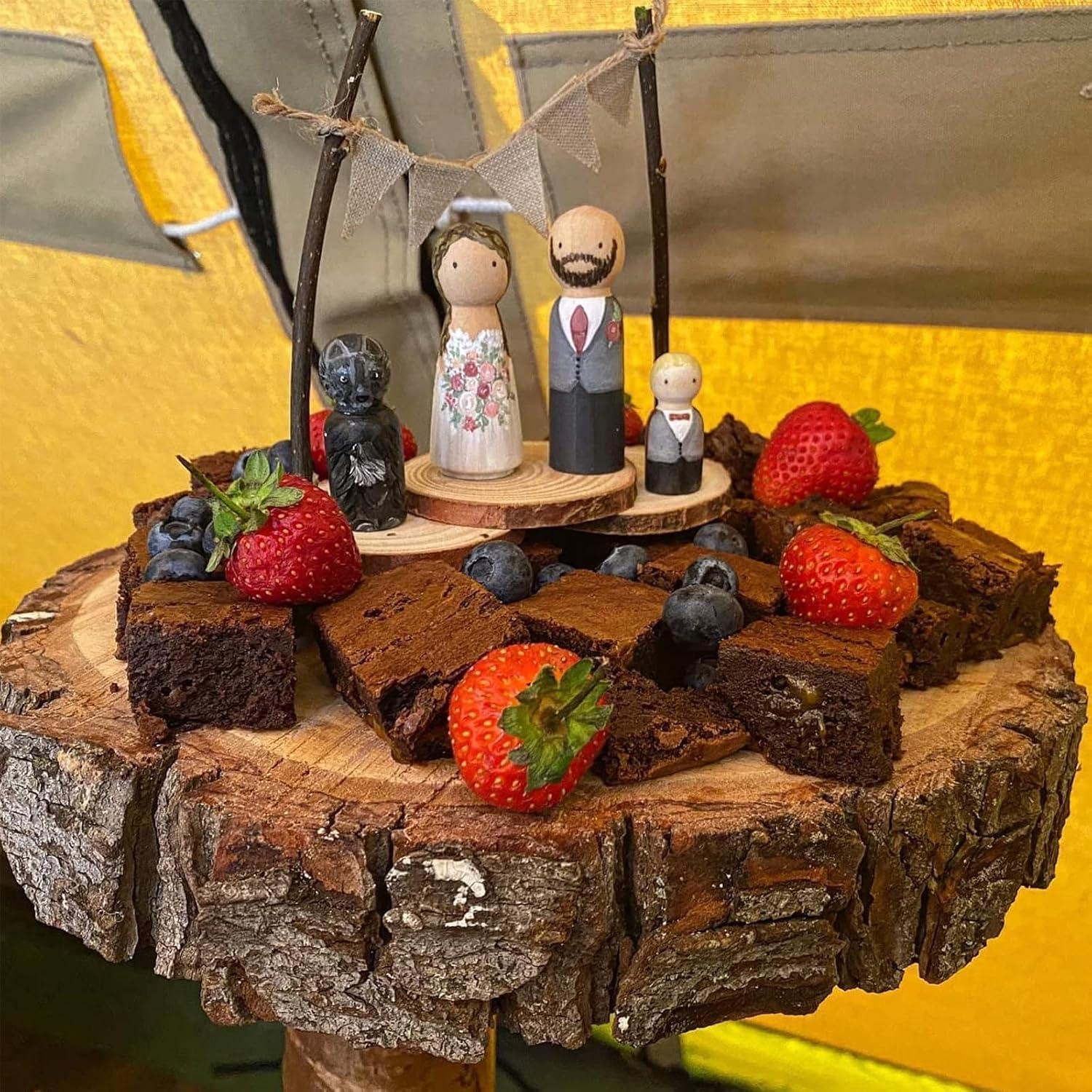 Paquete de 100 Muñecas de Madera EATHEATY para Manualidades