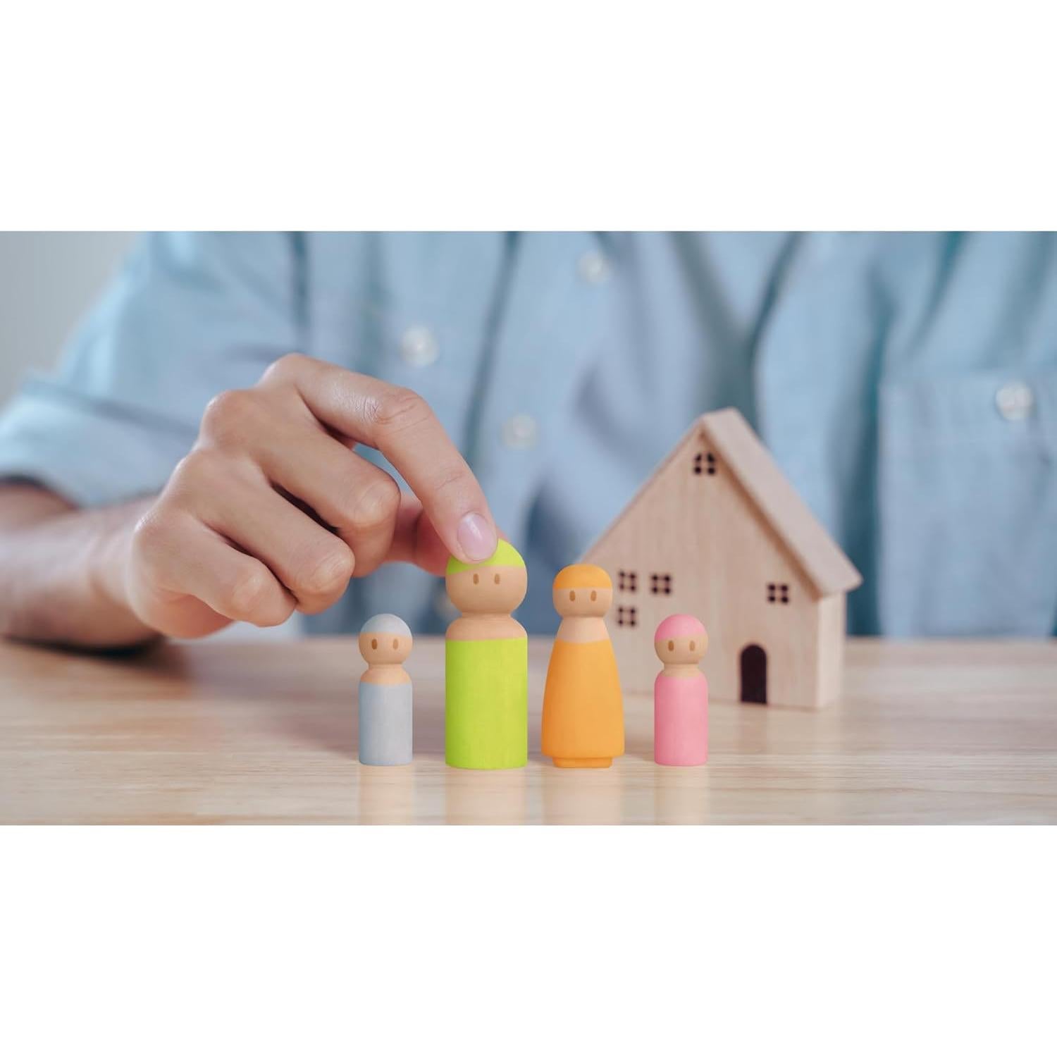 Muñecos de Pinza de Madera ILOT 30 Piezas 2 pulgadas