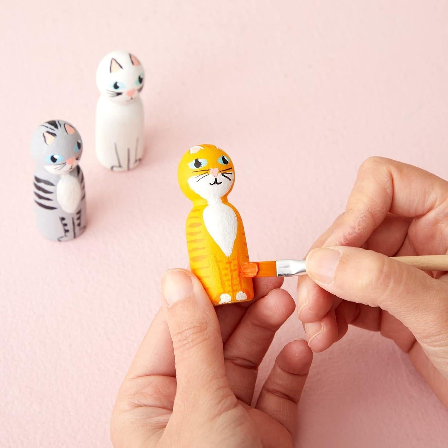 Muñecos de Madera sin Terminar Bright Creations - 50 Piezas 6.1cm