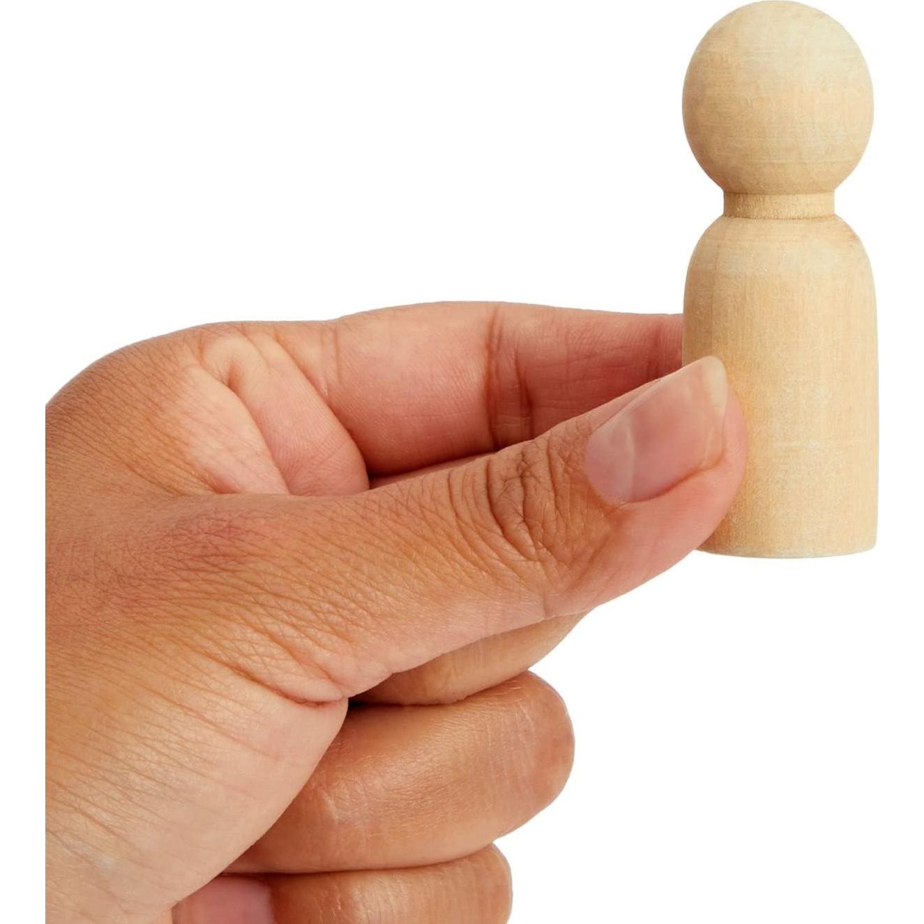 Muñecos de Madera sin Terminar Bright Creations - 50 Piezas 6.1cm