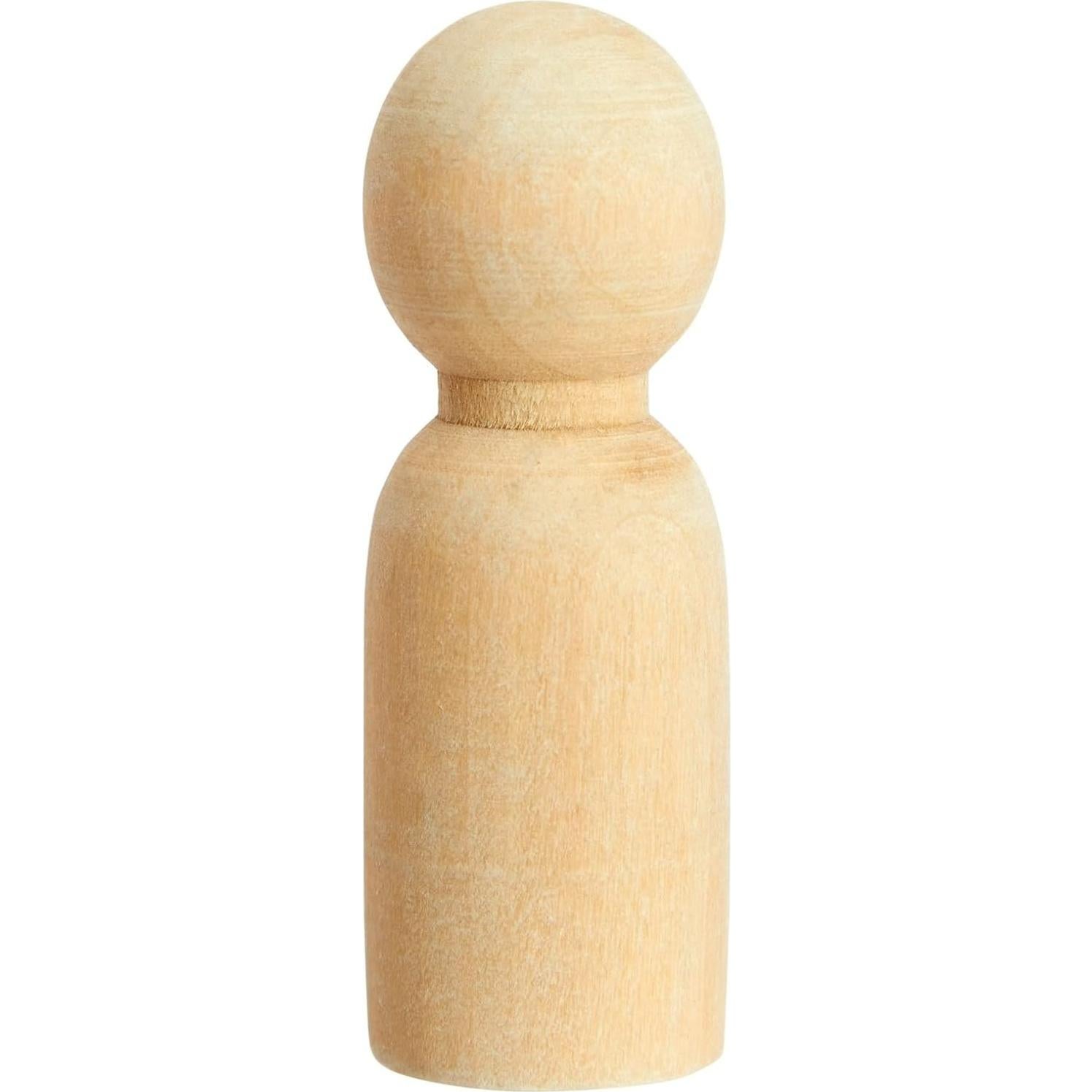 Muñecos de Madera sin Terminar Bright Creations - 50 Piezas 6.1cm