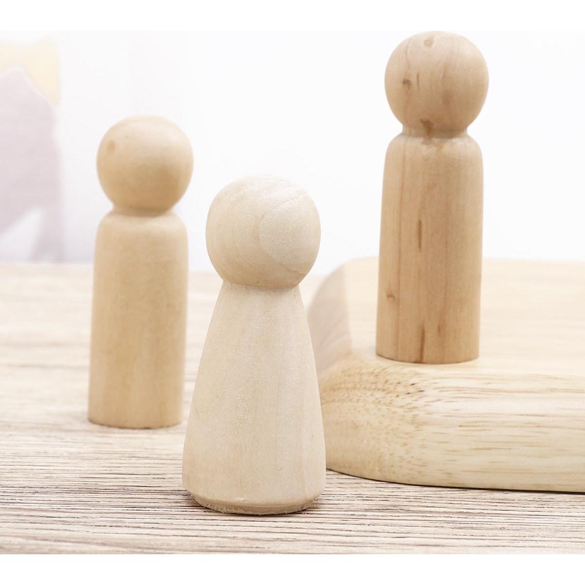 Muñecas de Madera ULTNICE 20 Piezas para Manualidades DIY