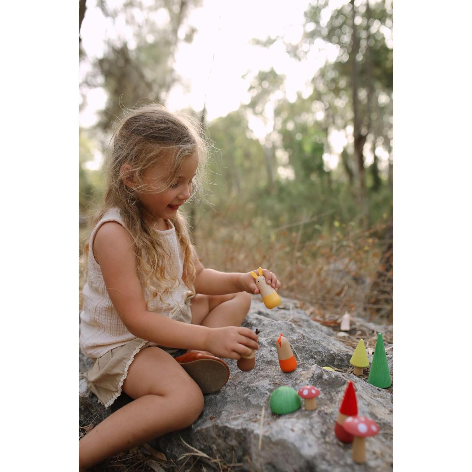 Juego de Juguetes de Madera Kipod Bosque Enano - Educativo 2+