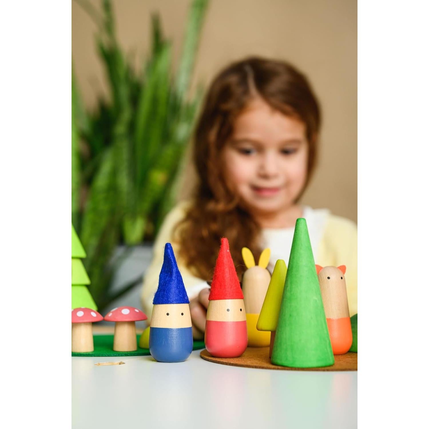 Juego de Juguetes de Madera Kipod Bosque Enano - Educativo 2+