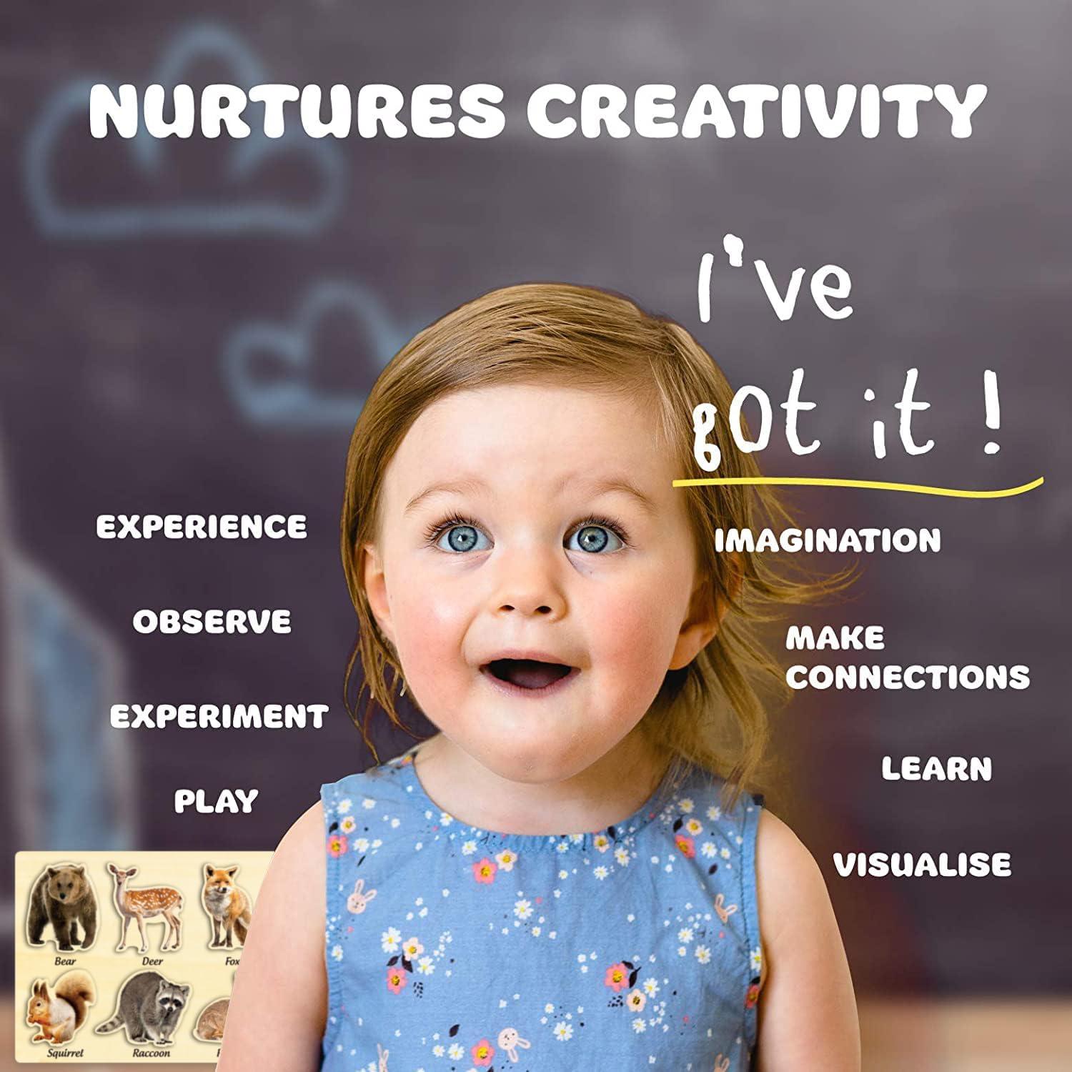 Rompecabezas de Madera MoinKidz Animales del Bosque 33x20cm