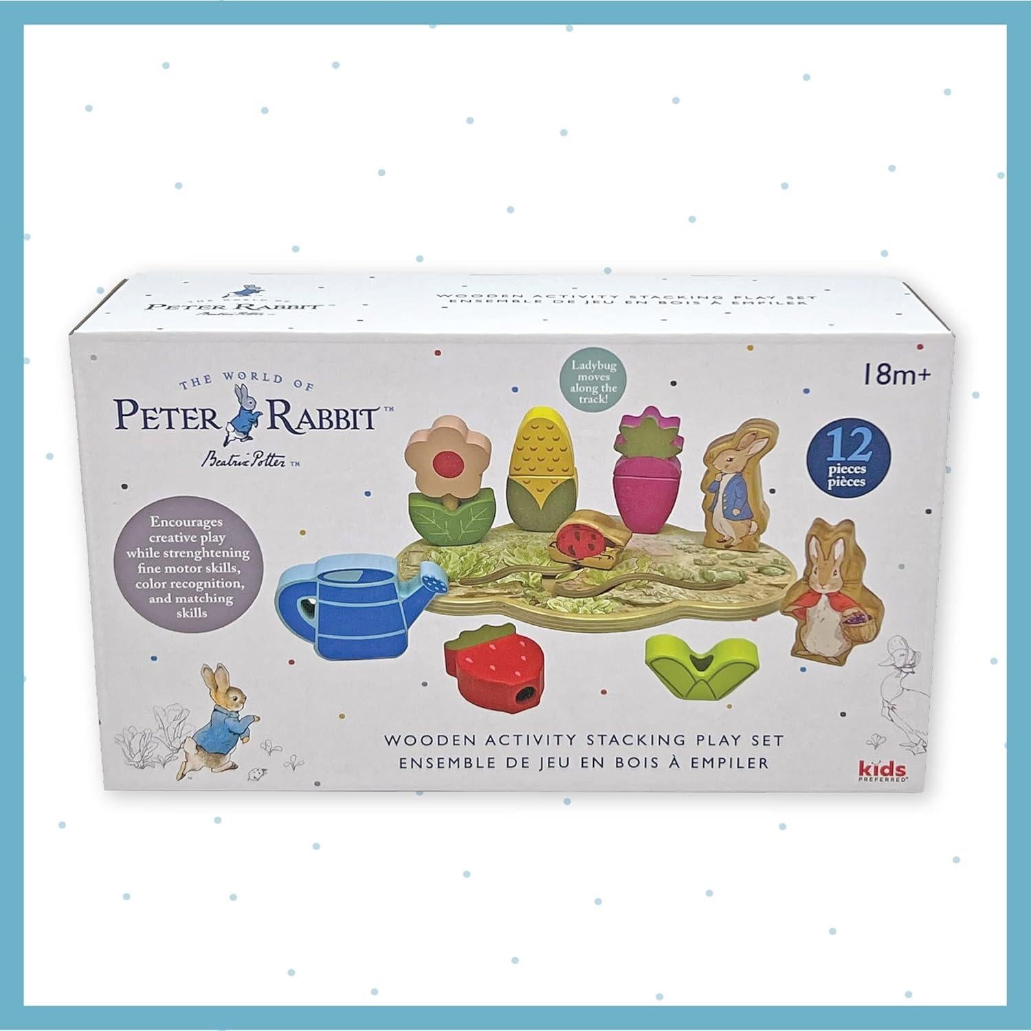 Apilador de Actividades de Madera Kids Preferred Peter Rabbit