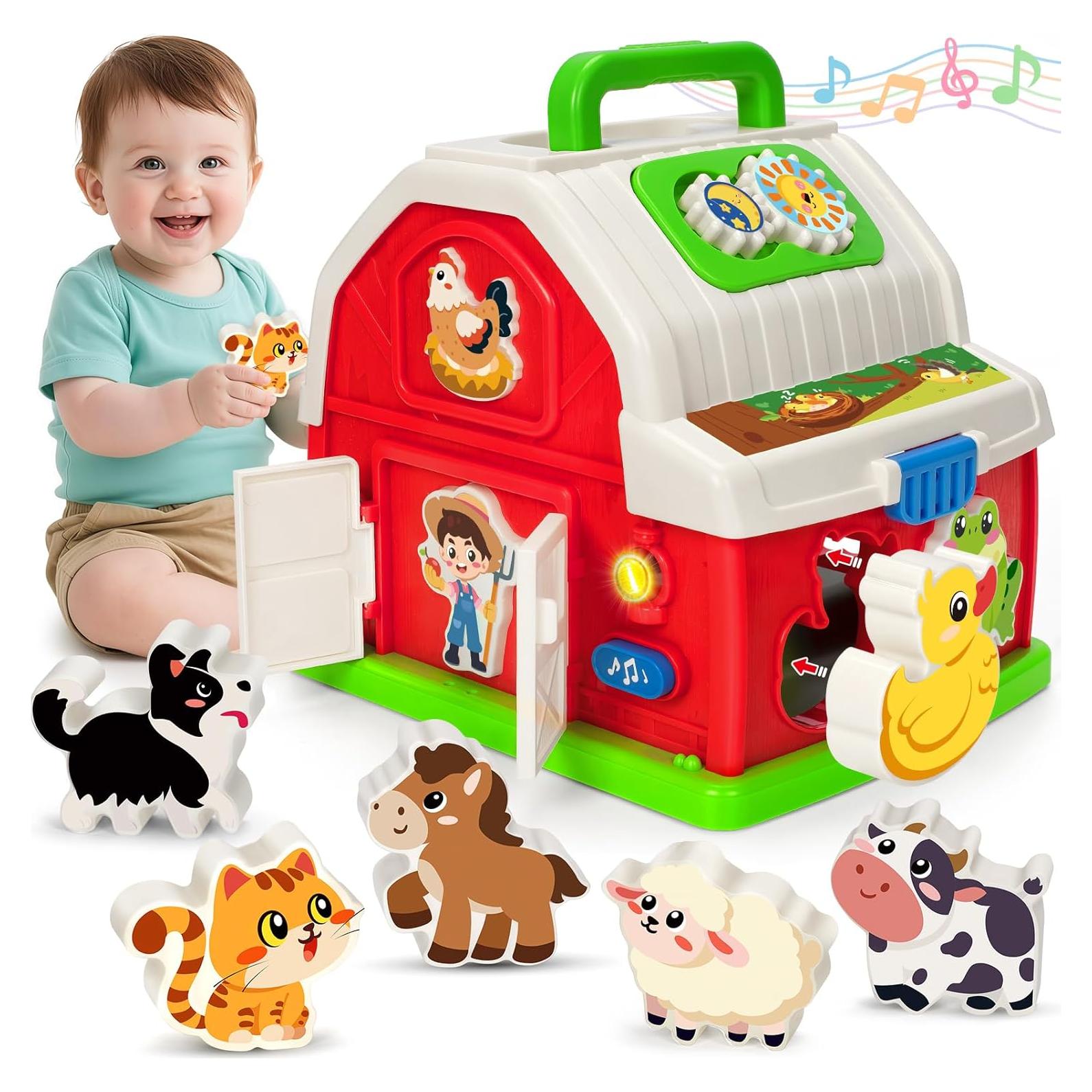 Juguete Educativo Musical de Granja KIZZYEA para Niños 1-3 Años