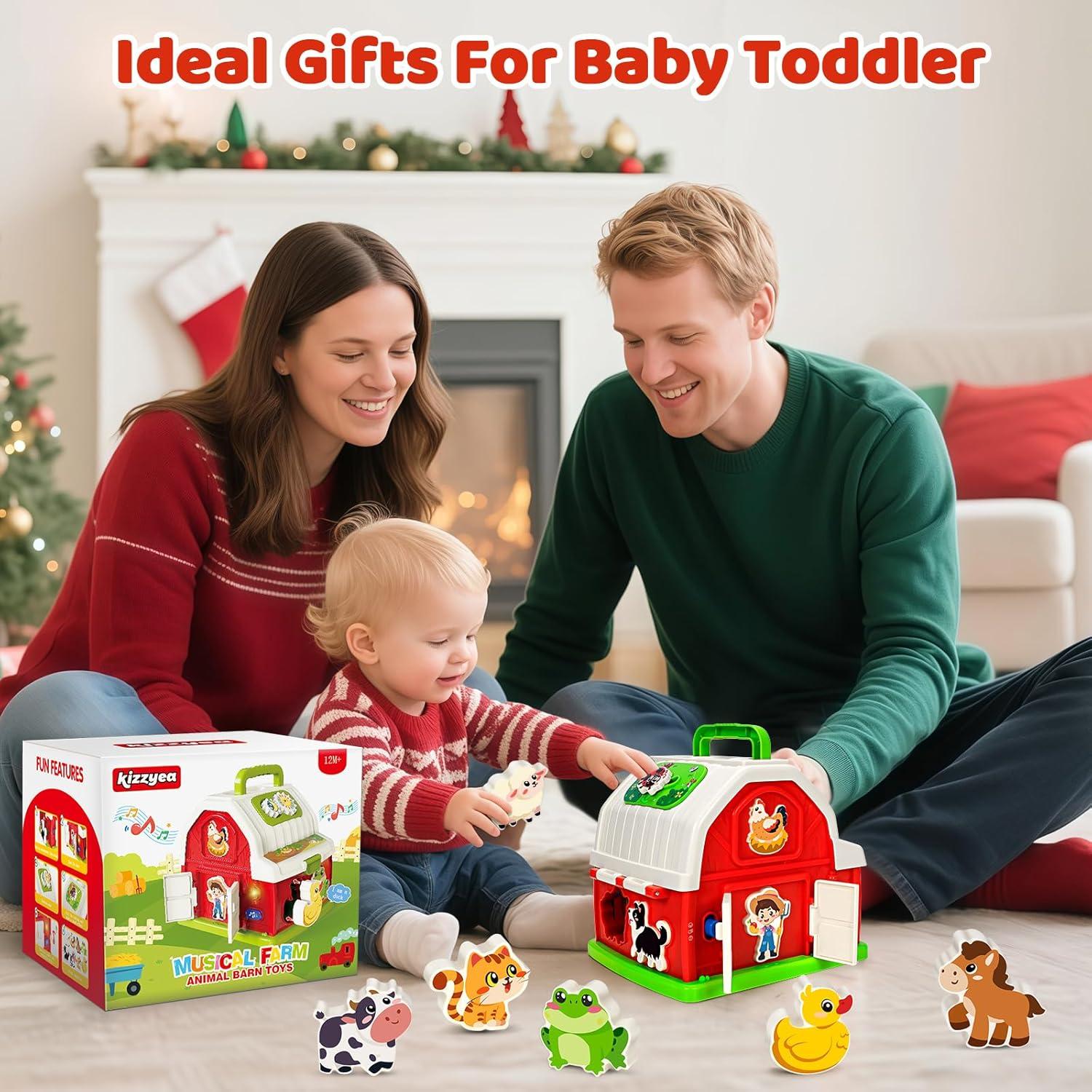 Juguete Educativo Musical de Granja KIZZYEA para Niños 1-3 Años