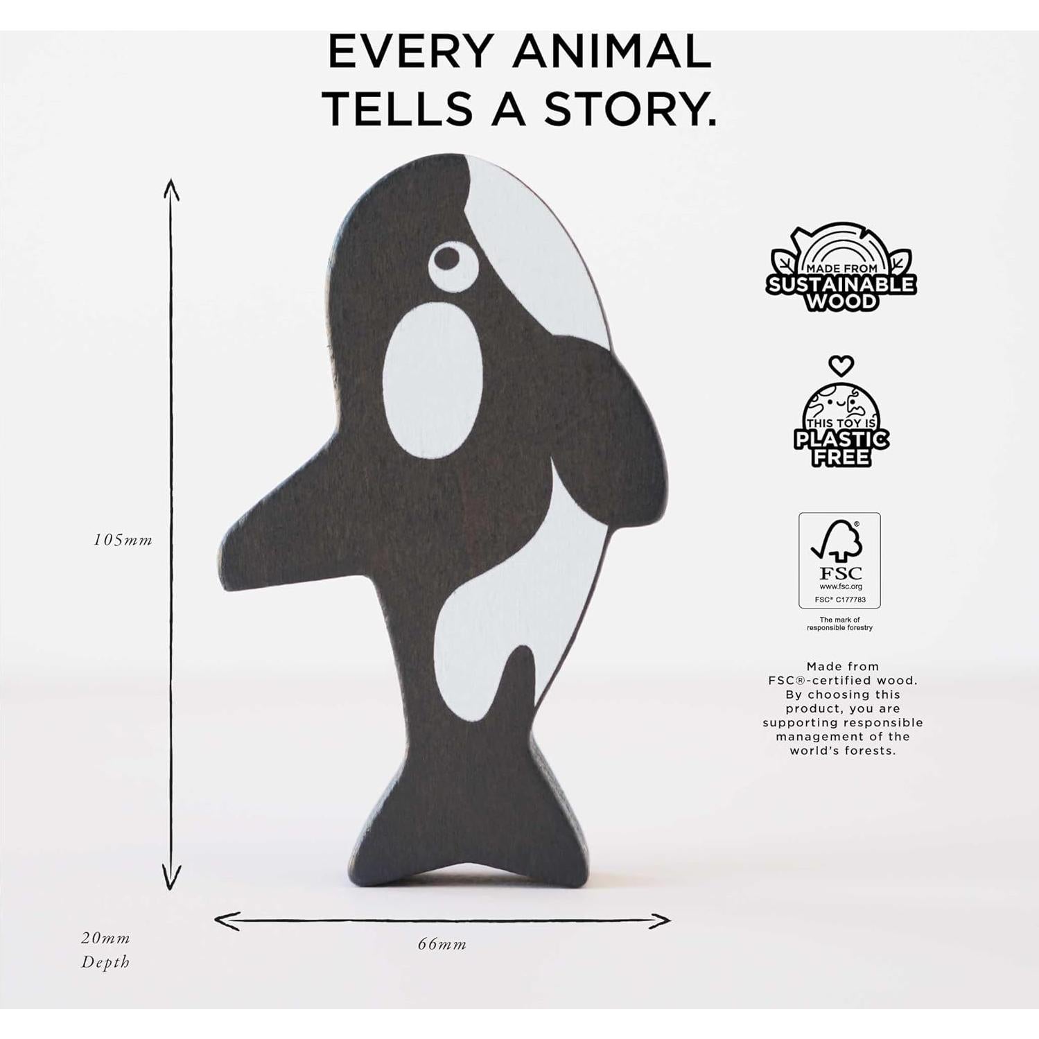 Le Toy Van Petilou Apilador de Animales del Océano - Juguete Educativo