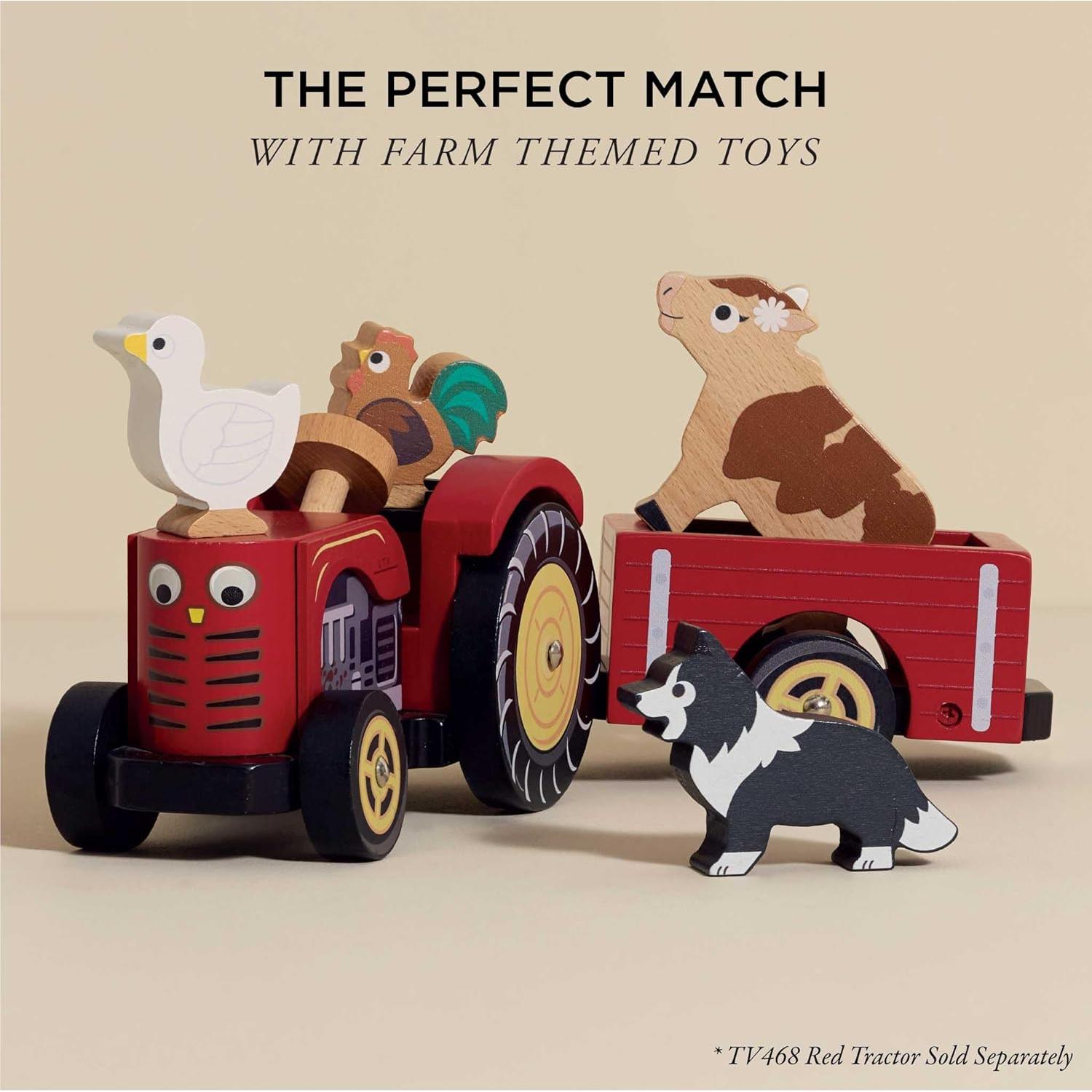 Juguete de Apilamiento Educativo Le Toy Van Granja Soleada 9 Piezas