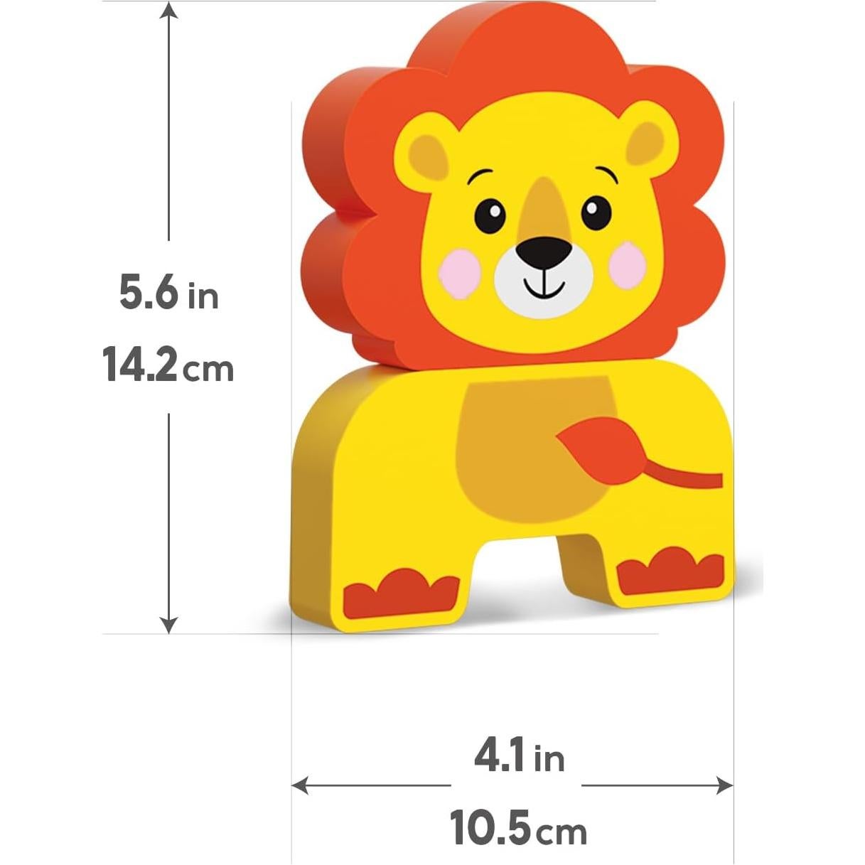 Bloques de Madera Kids Hits Mono y Amigos - Set 10 Piezas