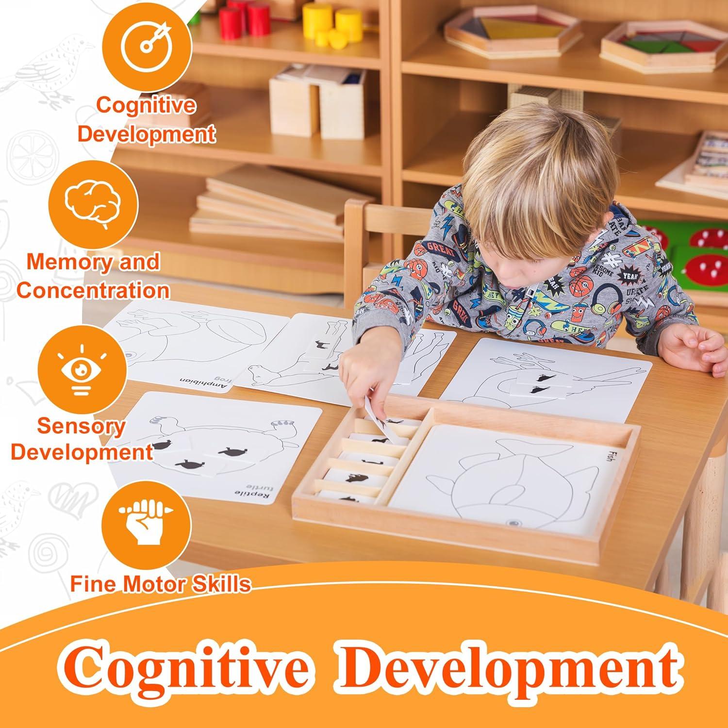 Juego de Rompecabezas de Animales Montessori Outlet 3-6 Años