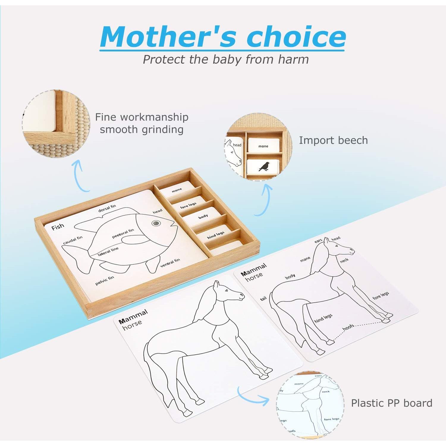 Juego de Rompecabezas de Animales Montessori Outlet 3-6 Años