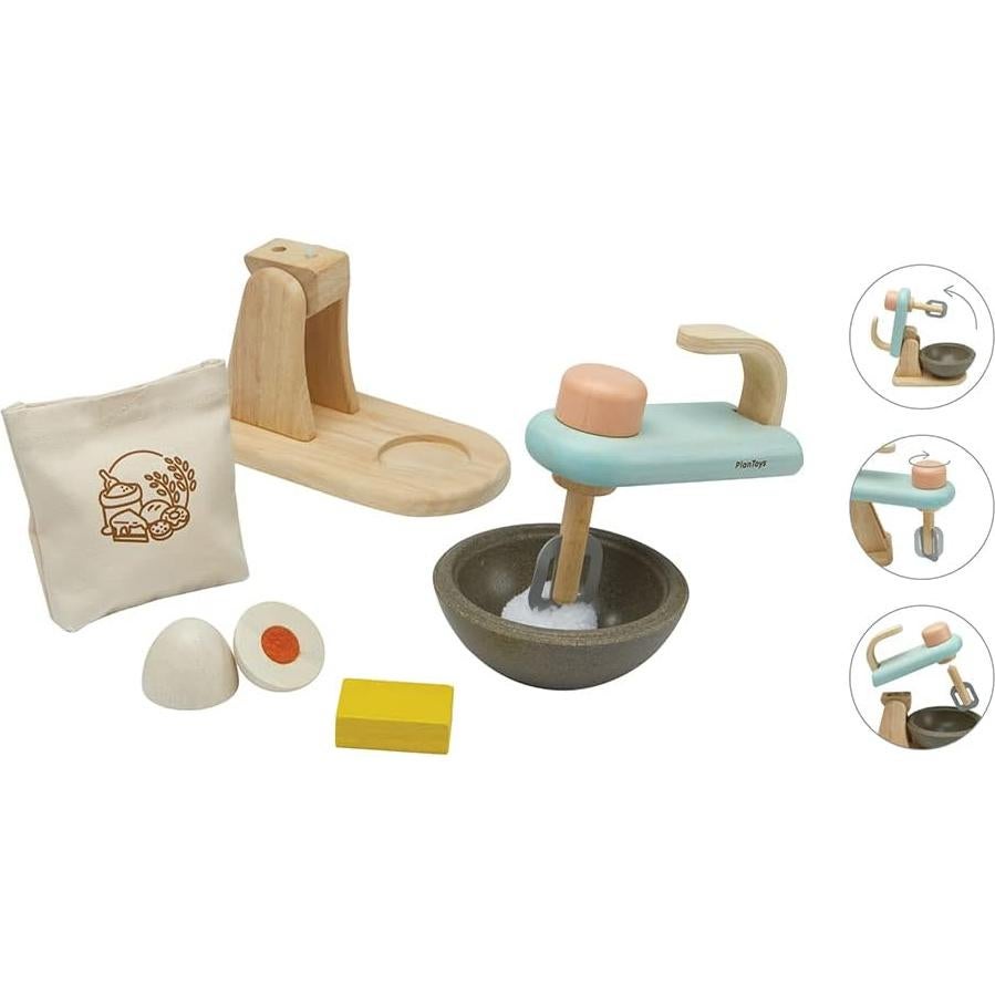 Batidora de Pie de Madera PlanToys para Niños 2+