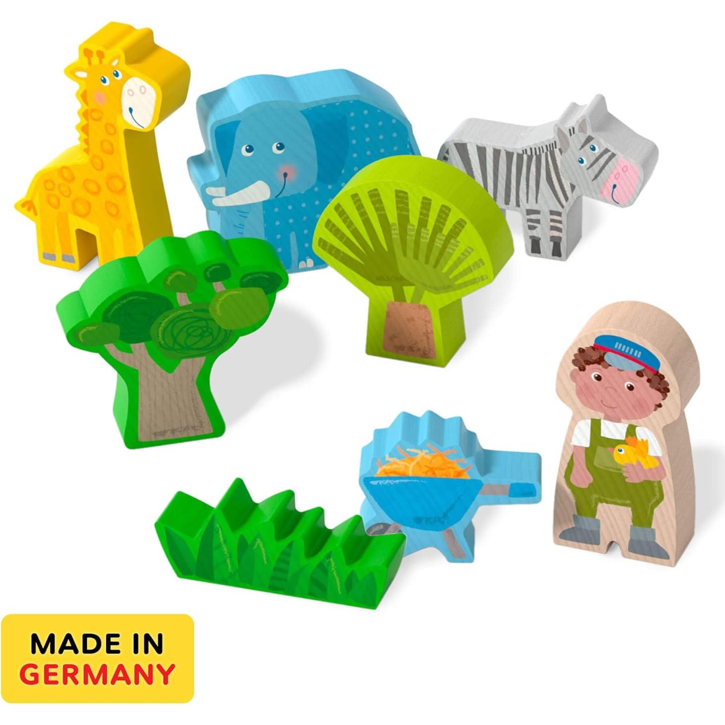 HABA Juego Educativo de Madera Zoológico 22 Piezas 2 Años