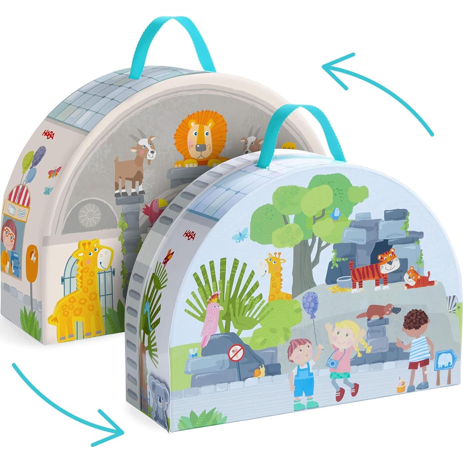 HABA Juego Educativo de Madera Zoológico 22 Piezas 2 Años