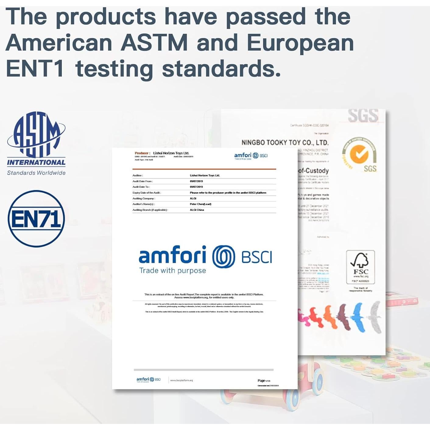 Juguete Arca de Noé TOOKYLAND 19 Piezas Educativo Montessori