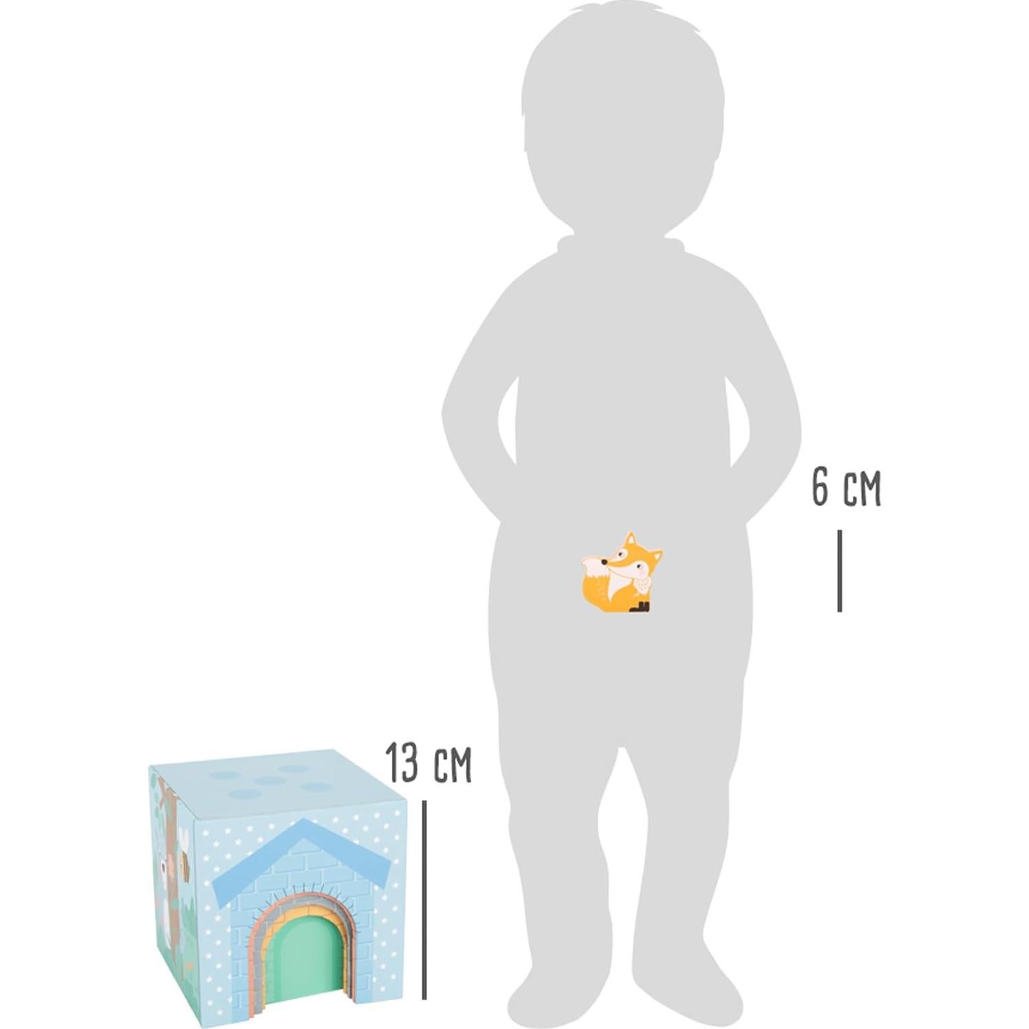 Torre de Apilamiento de Animales Pastel Small Foot - 10 Piezas