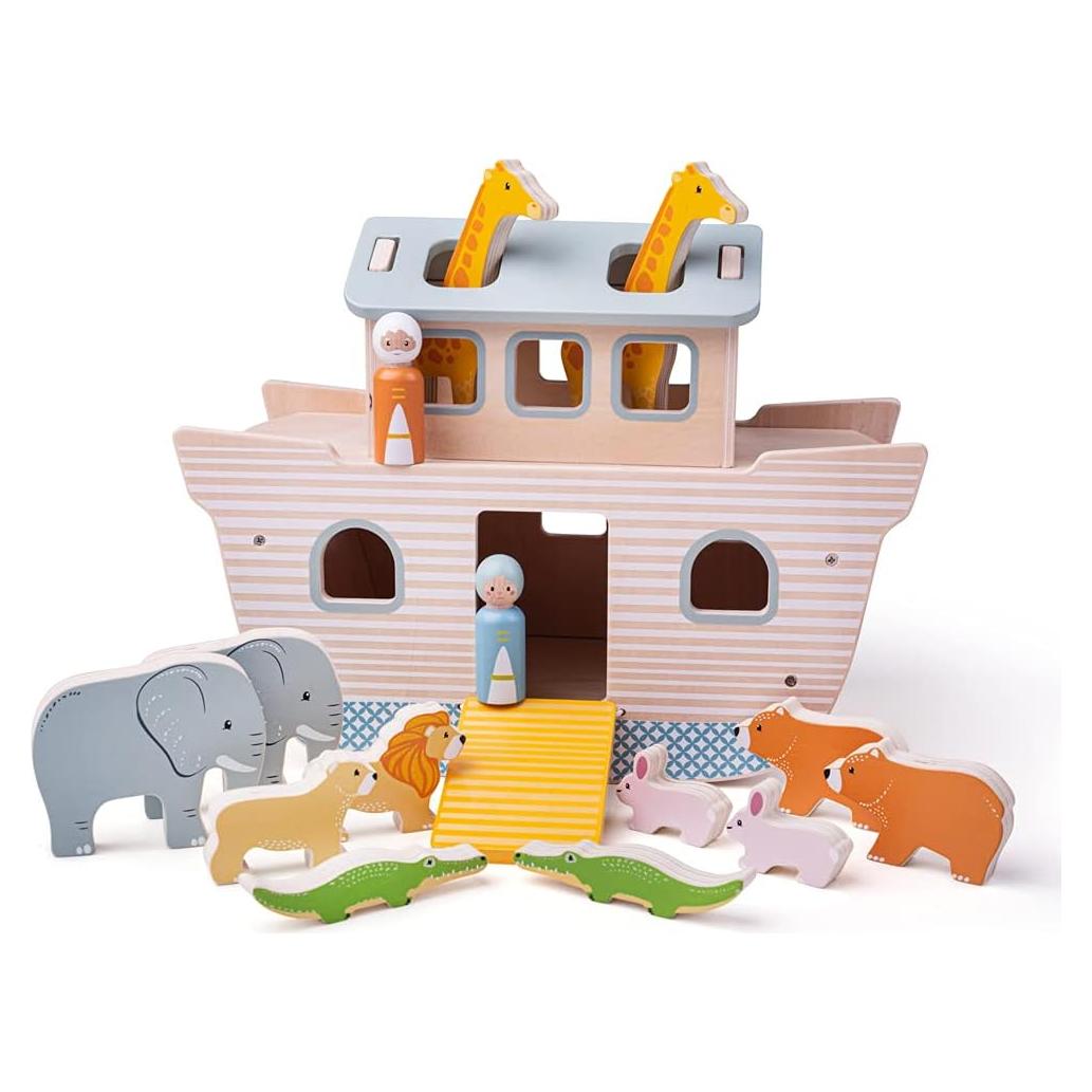 Arca de Noé de Madera Bigjigs Toys - Juguete Educativo 1.35 kg