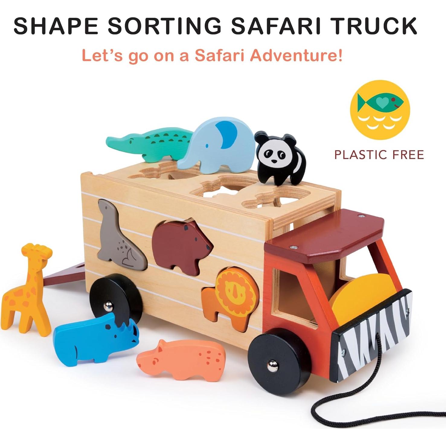 Camión de Juguete Clasificador de Formas Mentari Safari