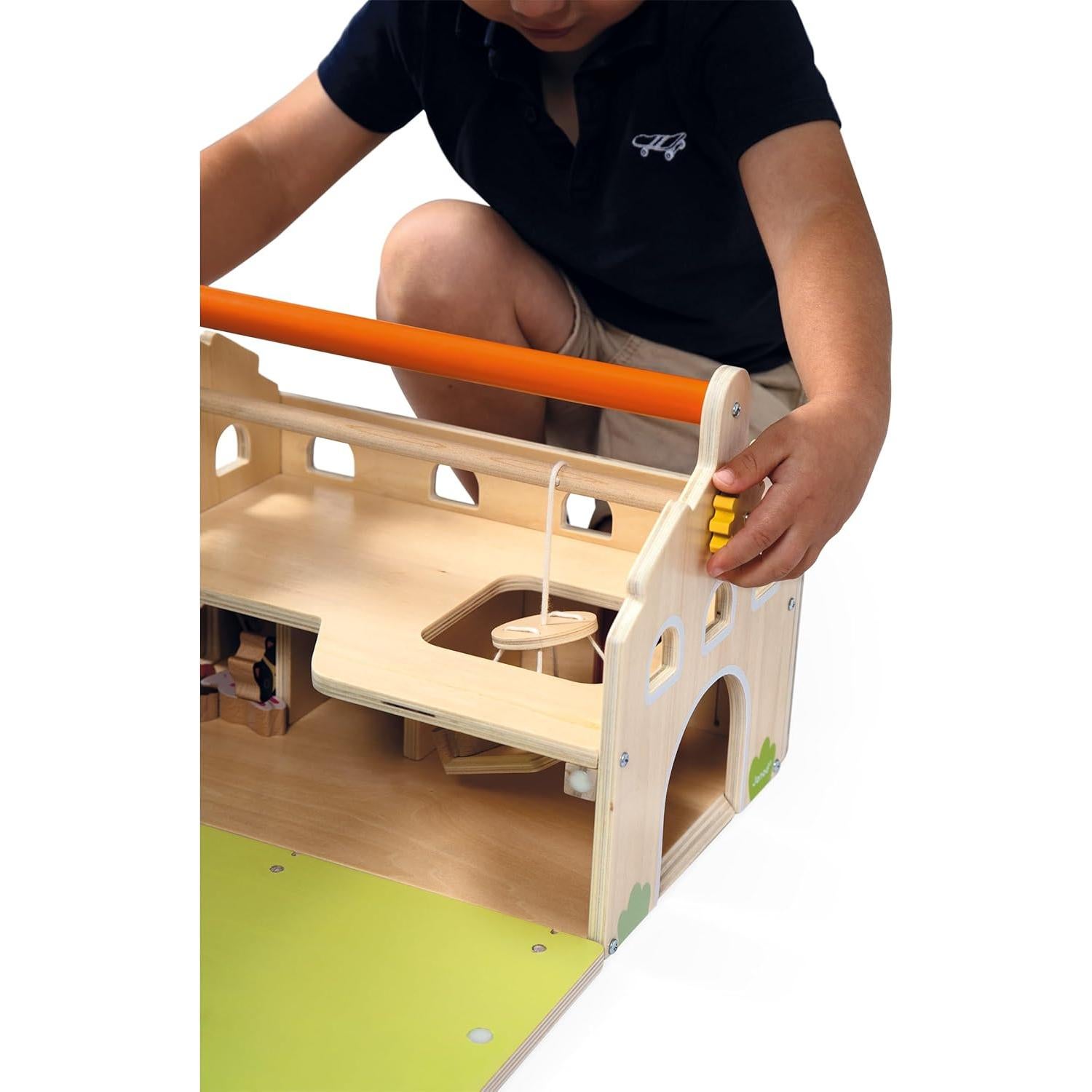 Juego de Granja Janod Mi Primer Establo 18 Piezas Madera