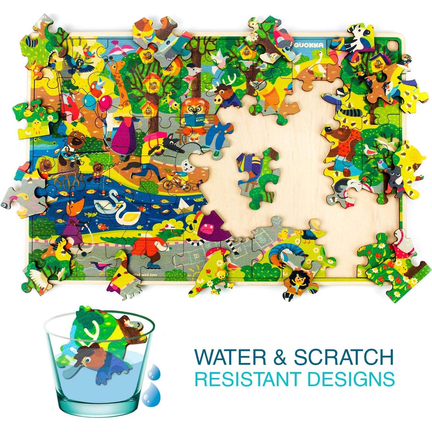 Puzzles de Madera Quokka 60 Piezas para Niños 4 a 8 Años
