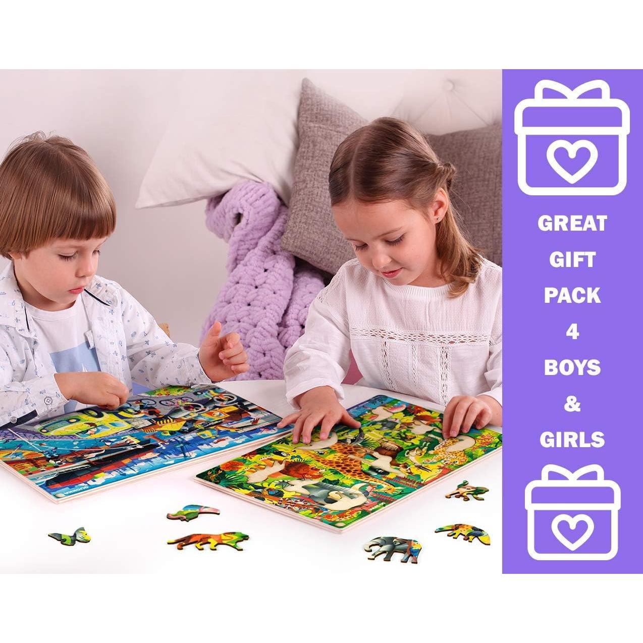 Puzzles de Madera Quokka 60 Piezas para Niños 4 a 8 Años