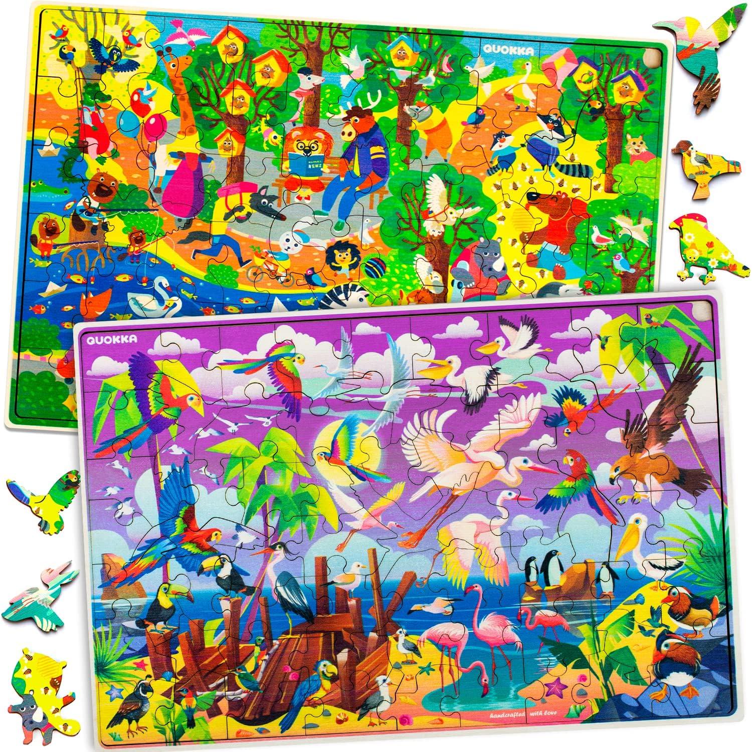 Puzzles de Madera Quokka 60 Piezas para Niños 4 a 8 Años