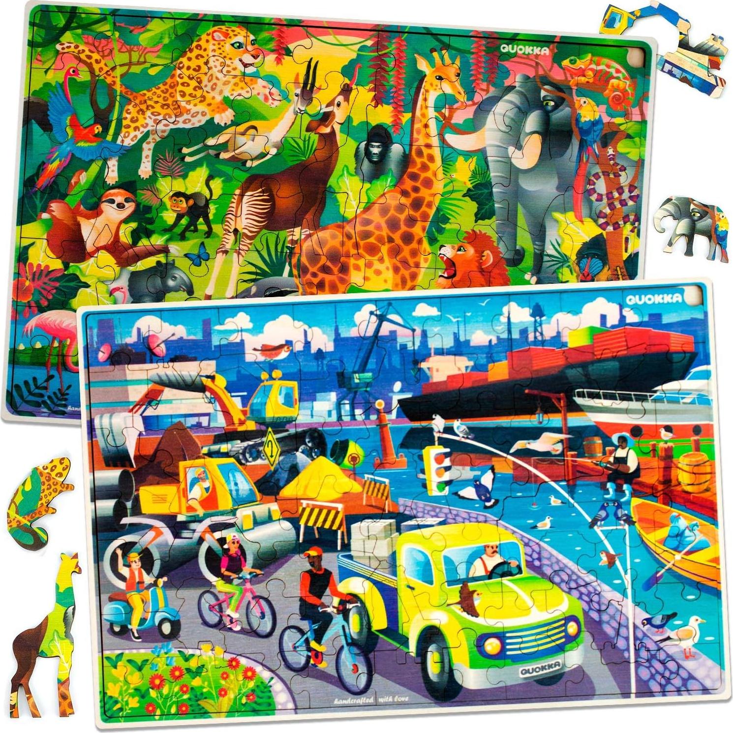 Puzzles de Madera Quokka 60 Piezas para Niños 4 a 8 Años