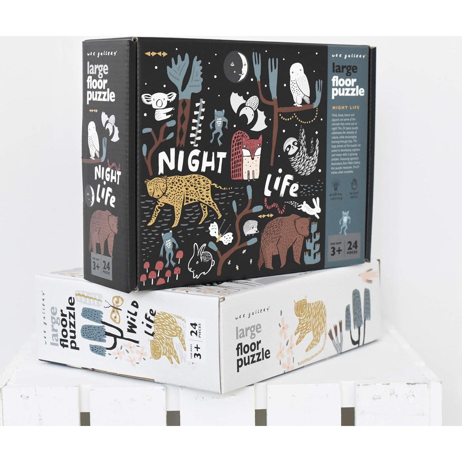 Rompecabezas de Suelo Wee Gallery 24 Piezas Vida Nocturna 61x61cm