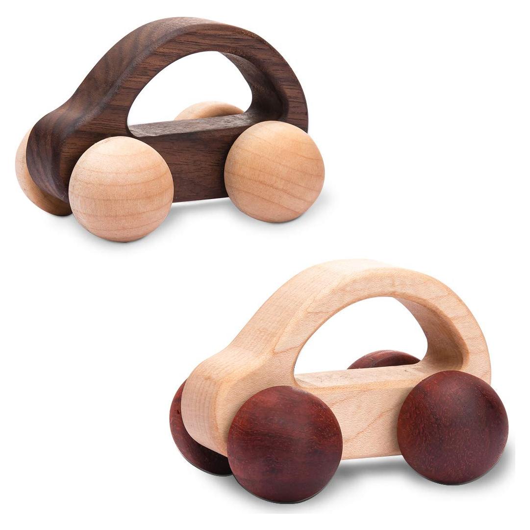 Carro de Empuje de Madera Orgánica Hagamos 2 Piezas