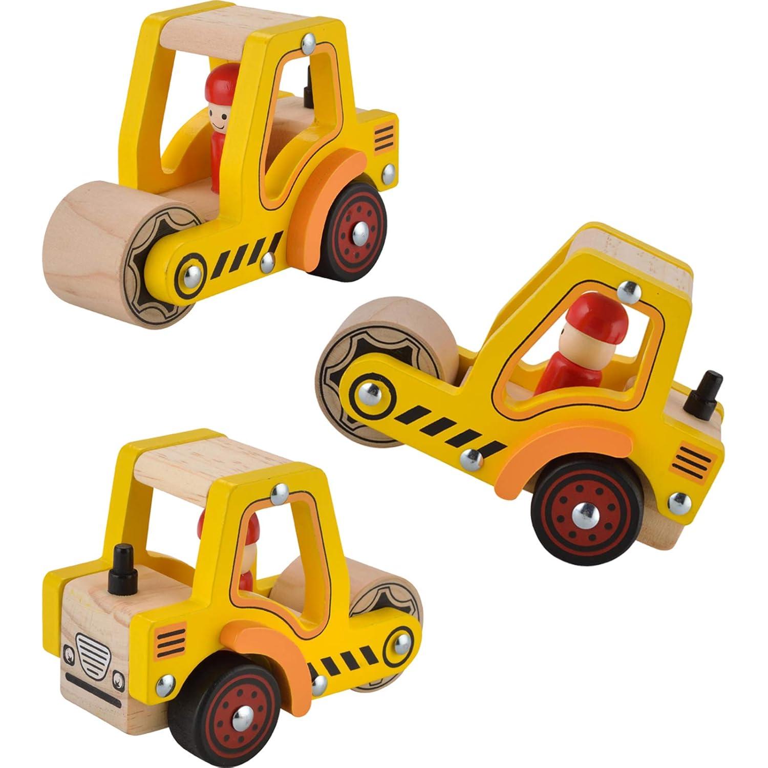 Juguetes de Coche de Madera KIDS TOYLAND 2 Pcs para Bebés