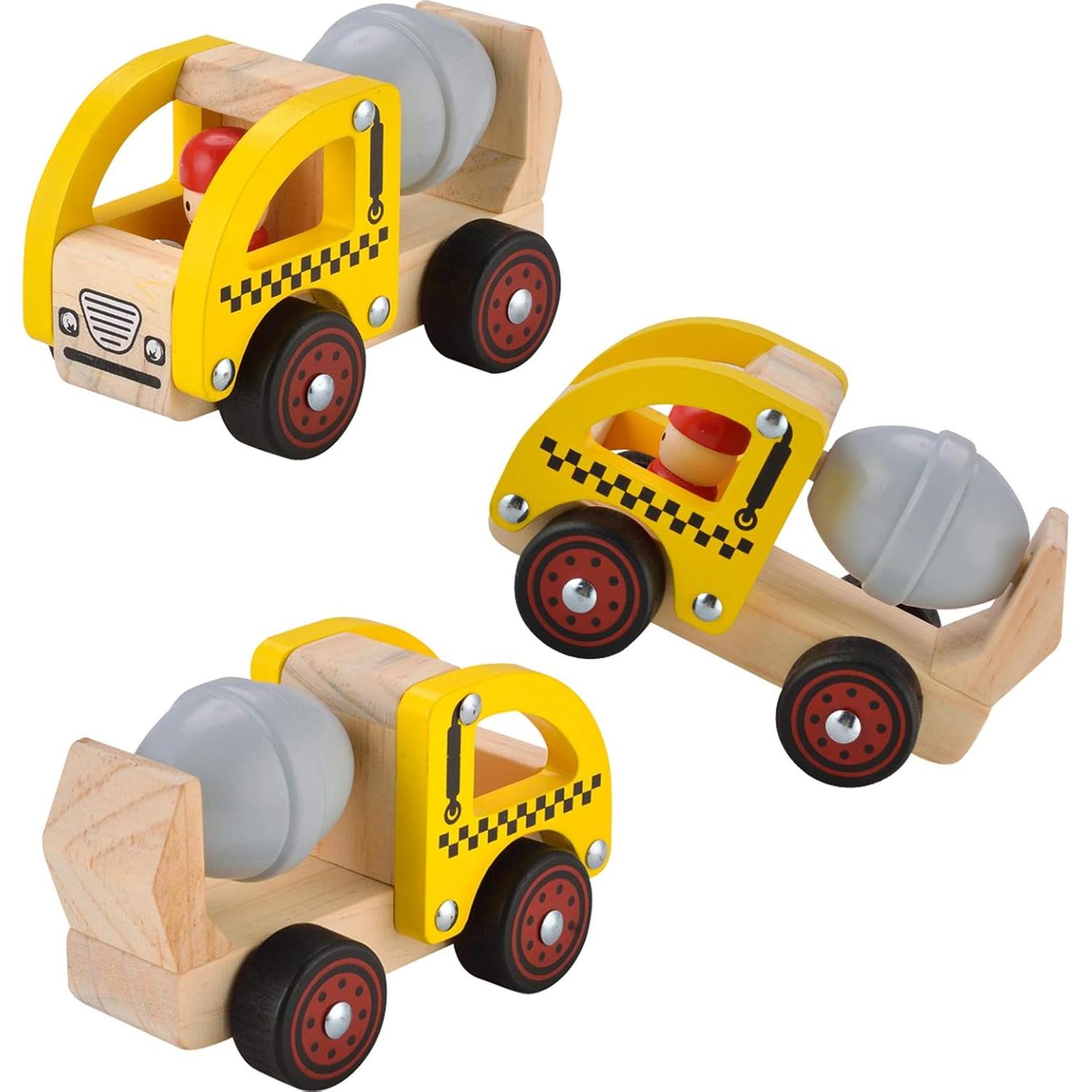 Juguetes de Coche de Madera KIDS TOYLAND 2 Pcs para Bebés