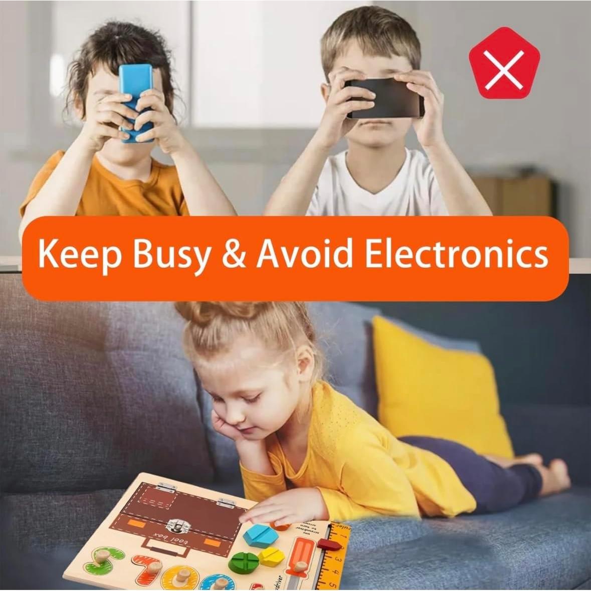 Rompecabezas Interactivo Montessori de Madera JoRay - Camión