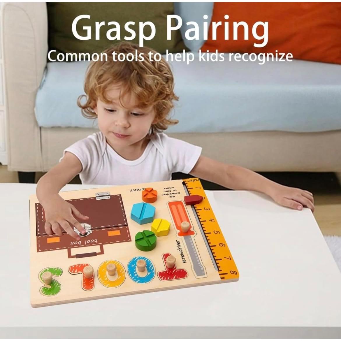 Rompecabezas Interactivo Montessori de Madera JoRay - Camión