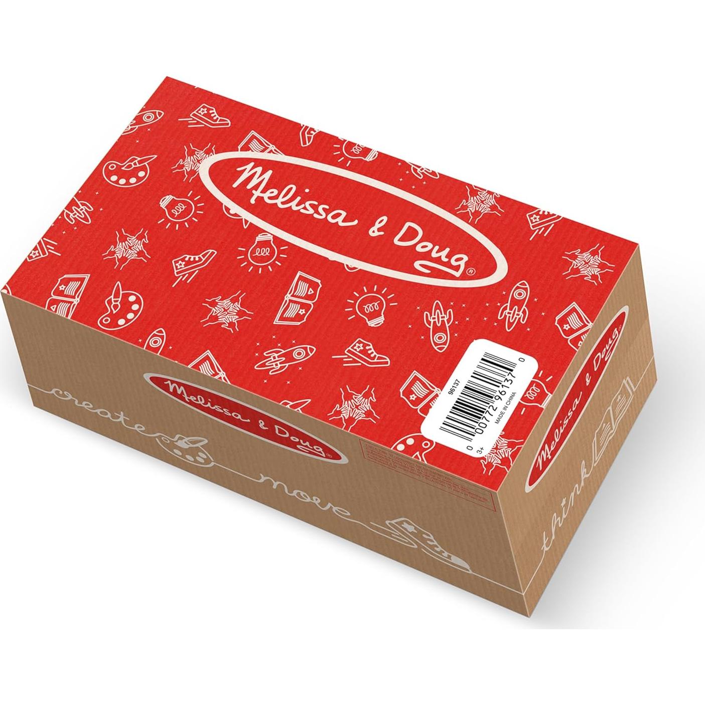 Juego de Tren de Madera Melissa & Doug - 3 Coches Intercambiables