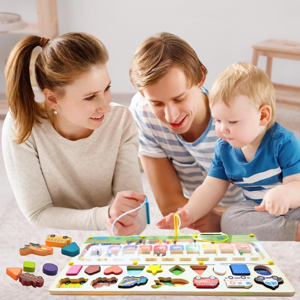 Laberinto Magnético Montessori 3 en 1 PYLAK para Niños