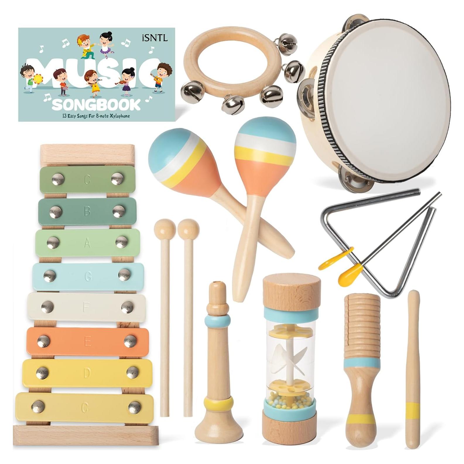 Set de Instrumentos Musicales de Madera iSNTL para Bebés