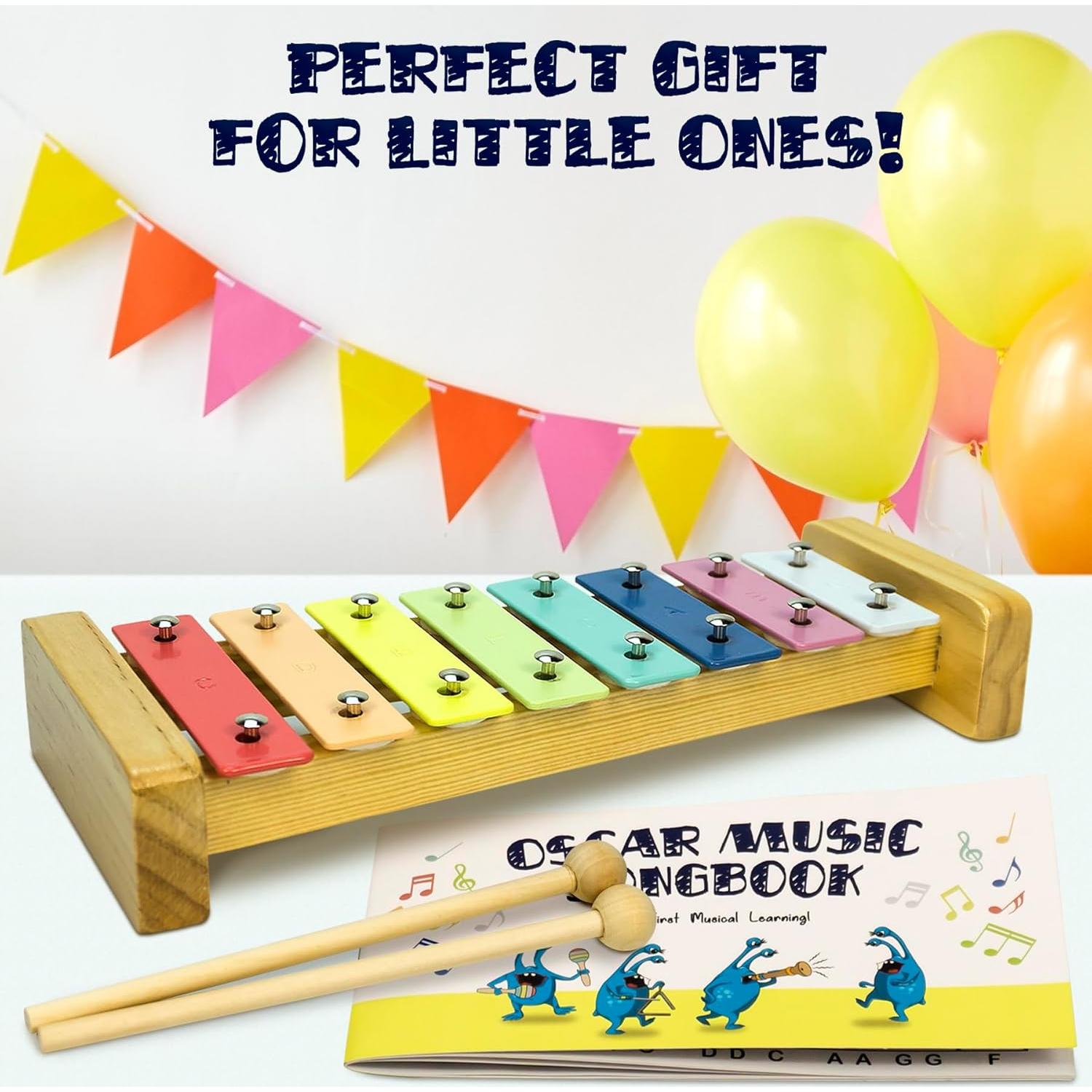 Conjunto Musical Montessori MiniArtis - Xilófono y Más 1-3 Años