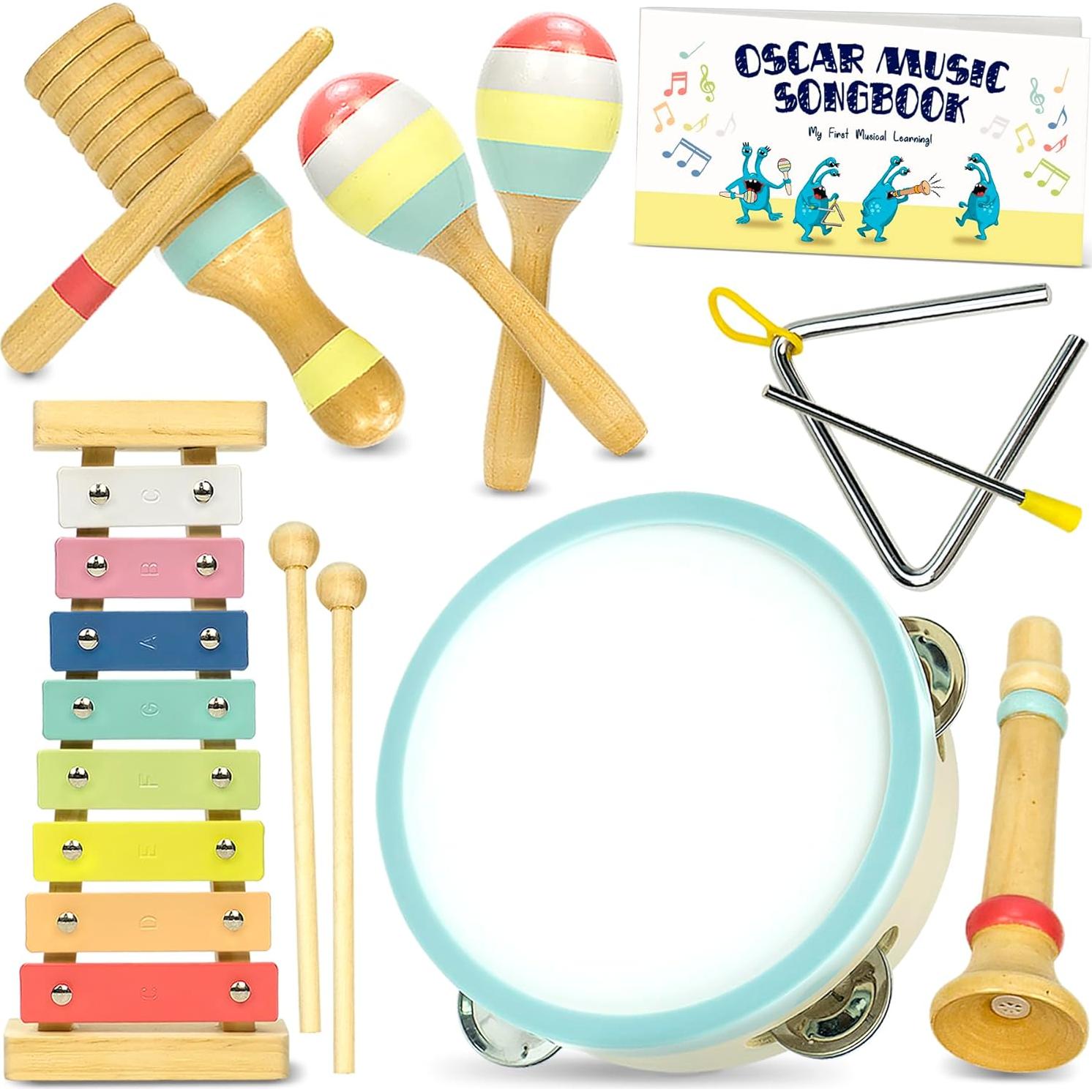 Conjunto Musical Montessori MiniArtis - Xilófono y Más 1-3 Años