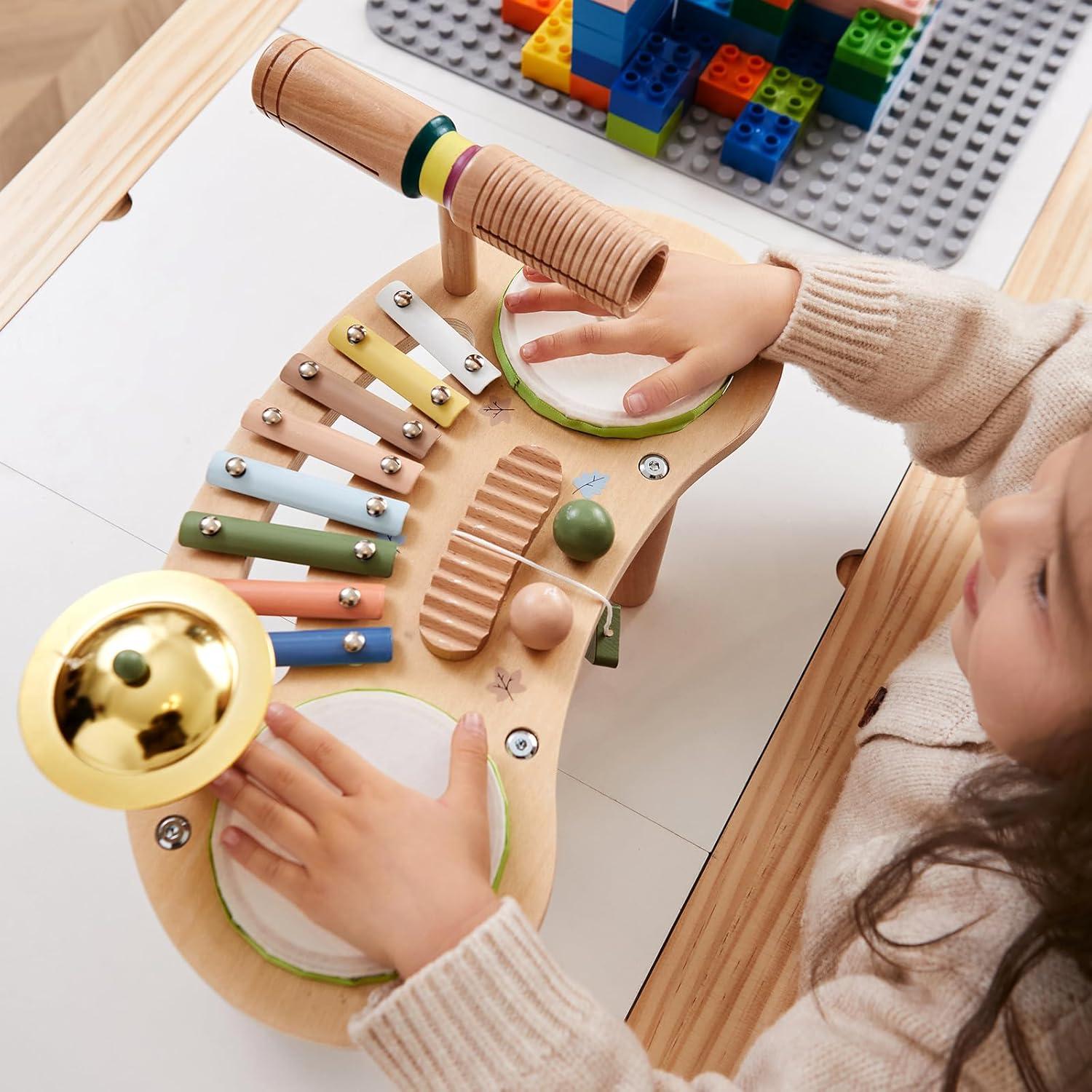 Set de Batería Montessori Asweets para Niños 7 en 1 Luna
