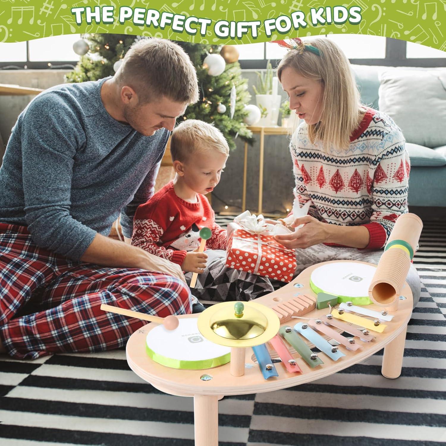 Set de Batería Montessori Asweets para Niños 7 en 1 Luna