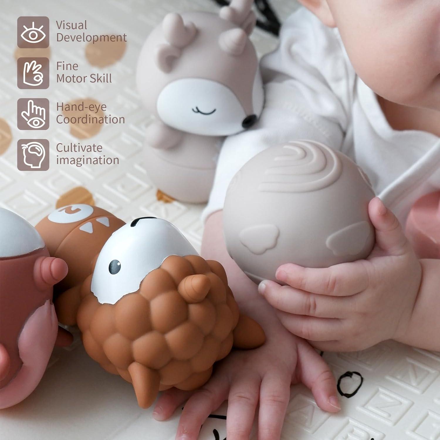 Juguete de Aprendizaje Nueplay Set de Bolos 6 Figuras Animales