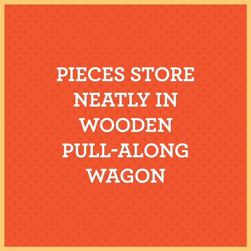 Juego de Bolos de Madera Safari Petit Collage 18 meses+