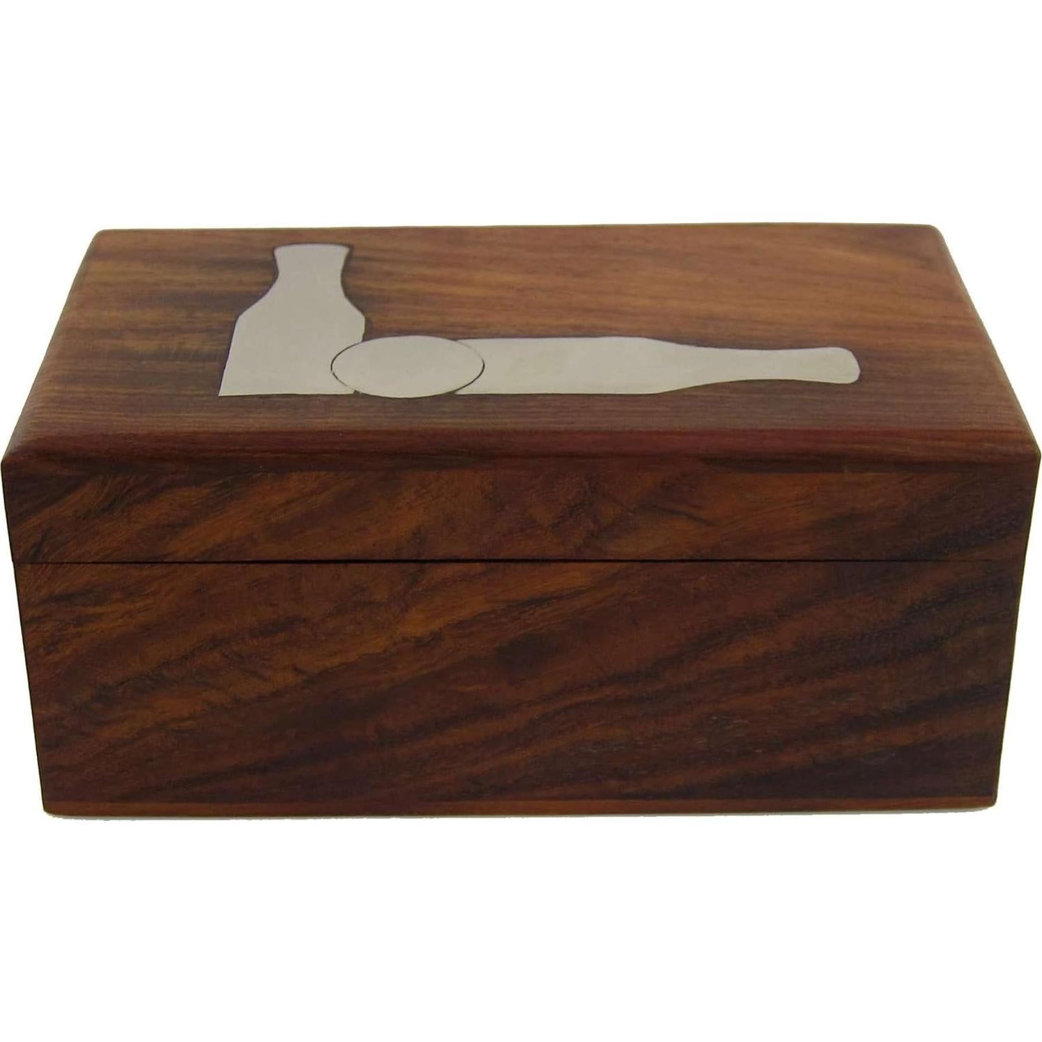 Juego de Bolos Mini de Madera Ajuny 10 Pines 5.72 cm 2 Bolas 3.18 cm